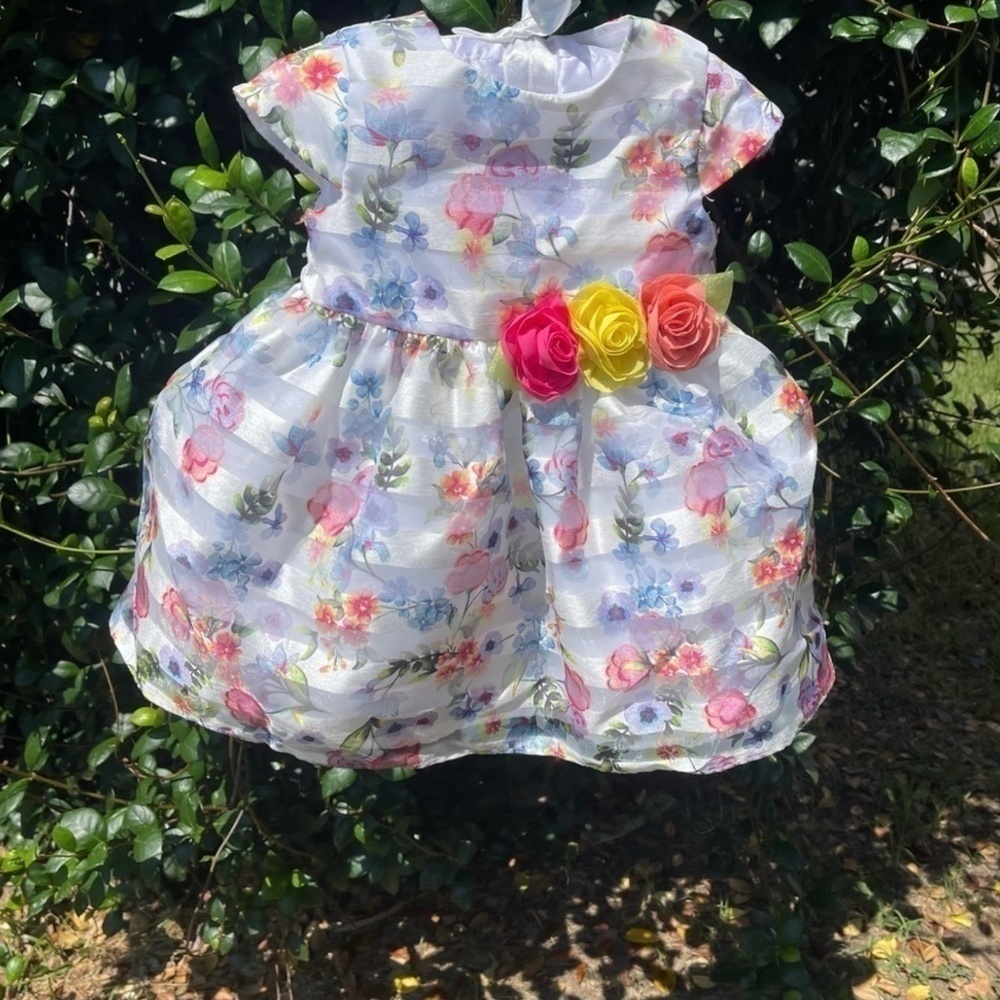 Special Occasion by Marmellata Floral 3 Tier Toddler Dress